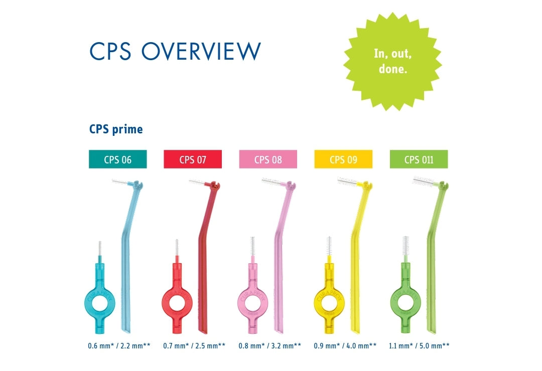 Curaprox-CPS 09 Prime Start ( 0.9 mm short+long handle)