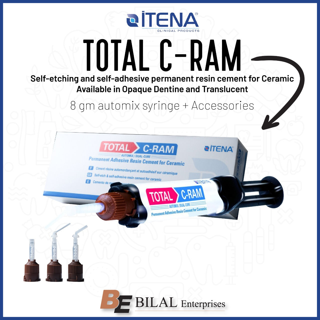 Itena Clinical - Total C-Ram (self-etching and self-adhesive permanent resin cement)