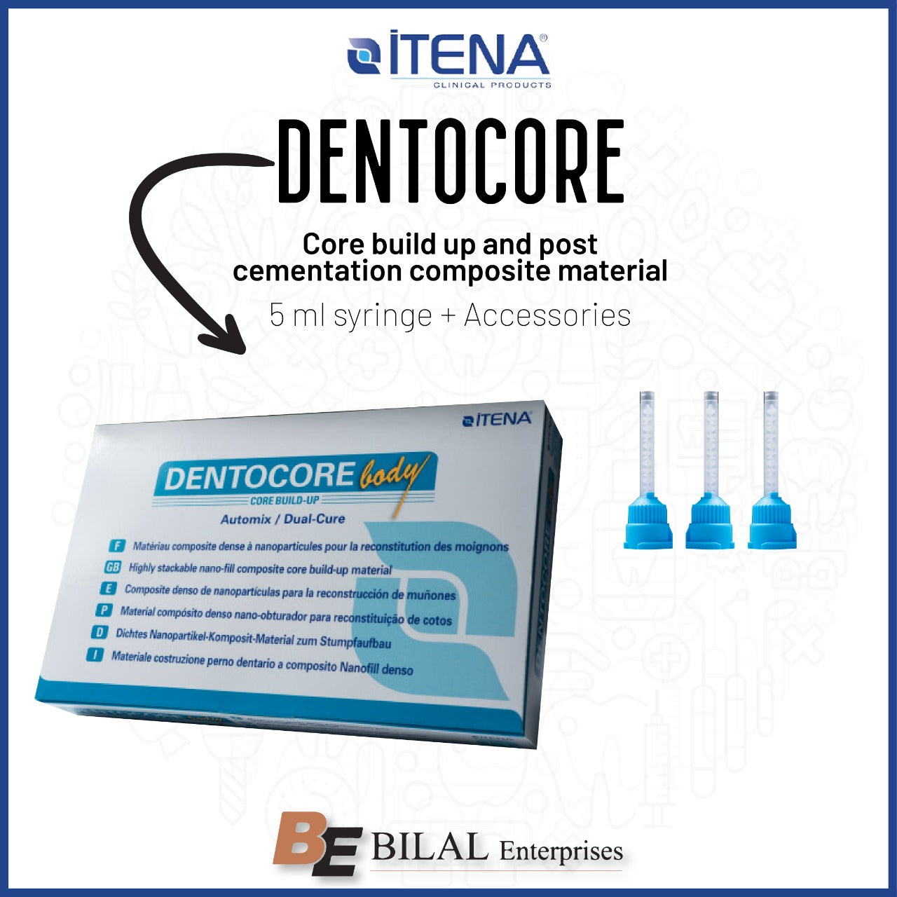 Itena Clinical - Dentocore (Core build up and post cementation composite material)