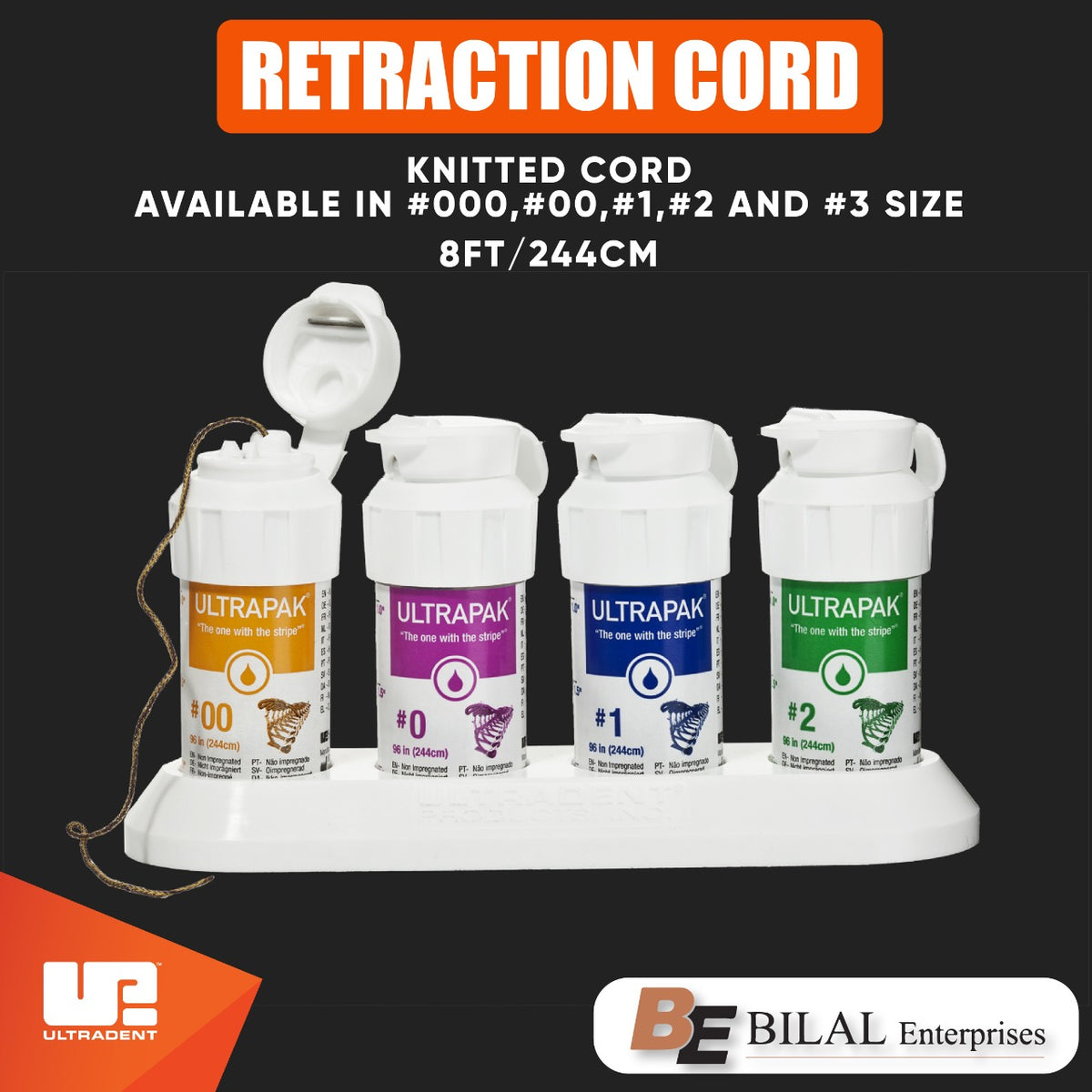 Ultradent Ultrapak Retraction Cord bedental