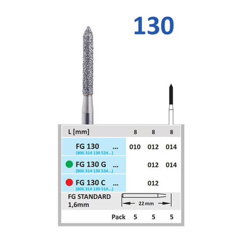 FG 130 G014-5 Diamond Bur - MedBazar.PK