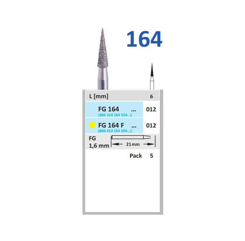 Horico-FG 164 012-5 Diamond Bur - MedBazar.PK
