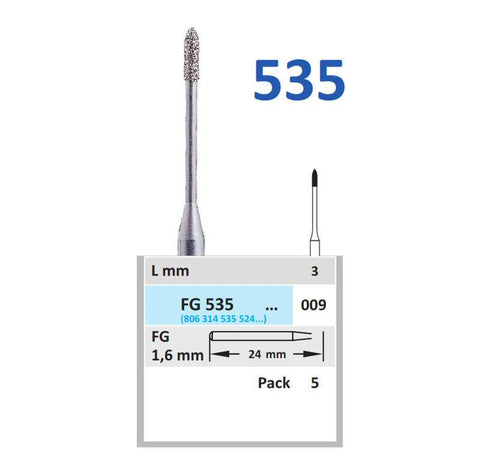 Horico-FG 535 009-5 Diamond Bur - MedBazar.PK