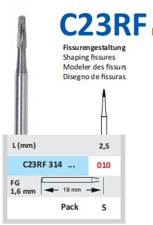 Horico-C23RF314010 Diamond Bur