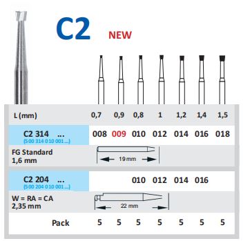 Horcio-C2 Carbide Bur