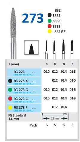 Horico-FG 273 Diamond Bur