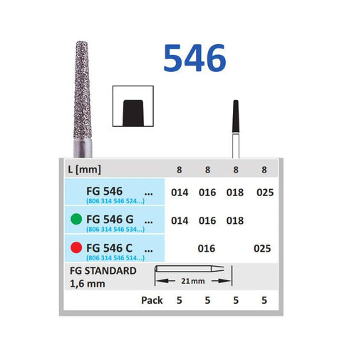 Horico-FG 546 G018-5 Diamond Bur - MedBazar.PK