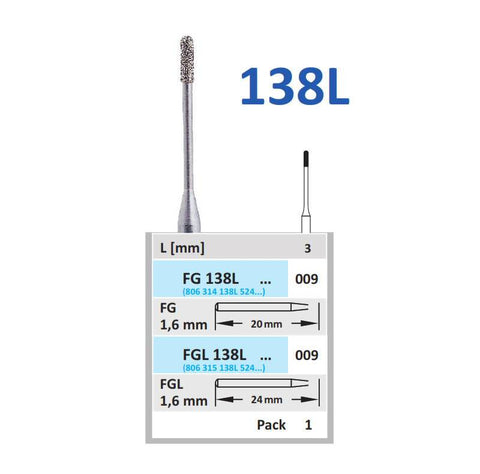 Horico-FG 138 L009 Diamond Bur - MedBazar.PK