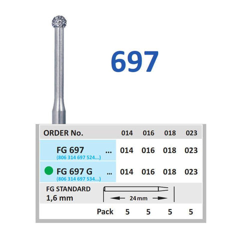 Horico-FG 697 G018-5 Diamond Bur - MedBazar.PK