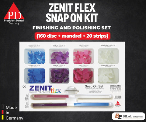 President Dental - Snap On Finishing and Polishing Set
