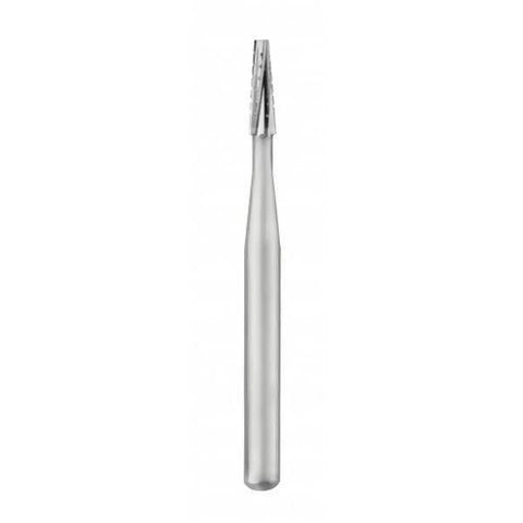 SS White-Carbide Bur Taper/Flat End Cross Cut - FG - 701 - MedBazar.PK