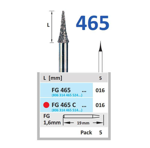 Horico-FG 465 016-5 Diamond Bur - MedBazar.PK